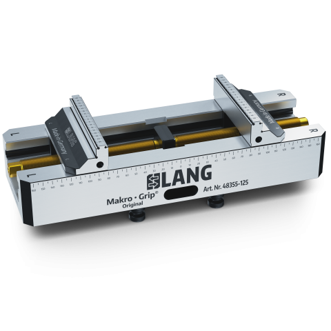 Product image 48355-125: Makro•Grip® 125 5-Axis Vise jaw width 125 mm clamping range 0 - 355 mm