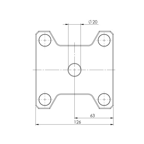 Technical drawing 44962: Quick•Point® 96 Gauging Pallet