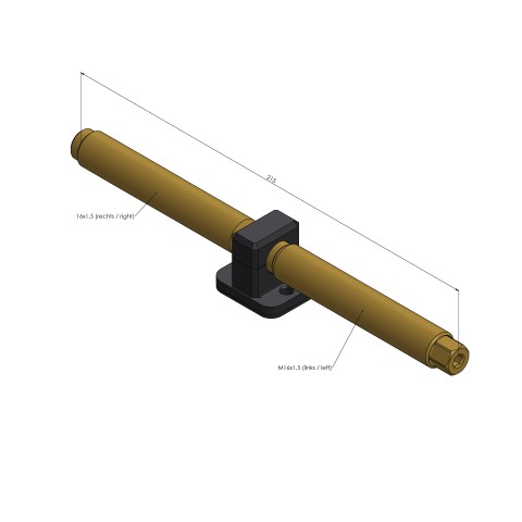 Technical drawing 4877215: Makro•Grip® 77 Set Spindle + Center Piece spindle length 215 mm