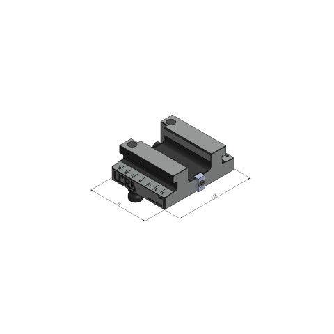 Technical drawing 81011: Makro•Grip® Ultra Base Body height 45 mm, length 96 mm