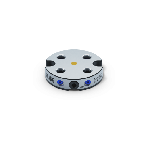 Product image 45750: Quick•Point® 52 Round Plate ø 116 x 27 mm with mounting bores at a distance of 96 mm