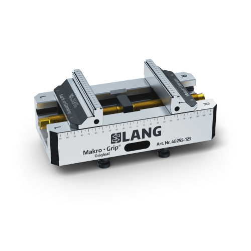 Product image 48255-125: Makro•Grip® 125 5-Axis Vise jaw width 125 mm clamping range 0 - 255 mm