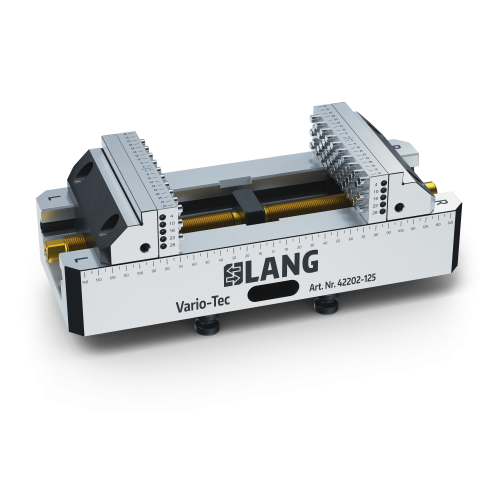 Product image 42202-125: Vario•Tec 125 Centering Vise jaw width 125 mm max. clamping range 200 mm