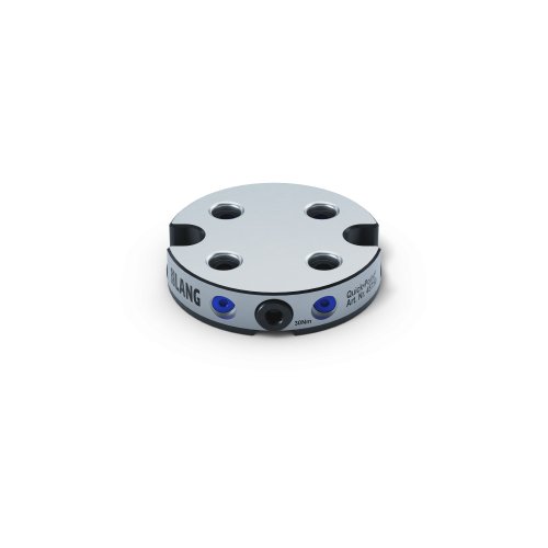 Product image 45750: Quick•Point® 52 Round Plate ø 116 x 27 mm with mounting bores at a distance of 96 mm