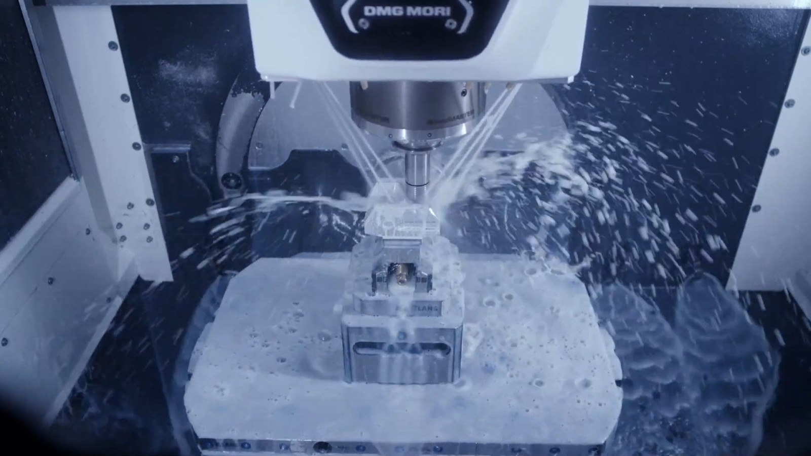 5-axis cnc machining with LANG workholding
